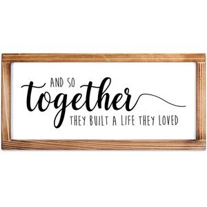 Home decor sign